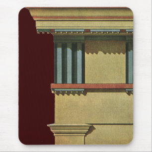 Antike klassische Architektur, Tempel-Gebälk Mousepad
