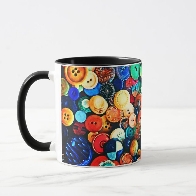 Antike Knöpfe Tasse (Links)