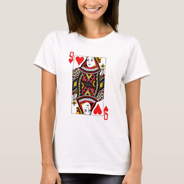 Antike Königin des Herzens T-Shirt (Vorderseite)