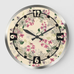 Antike Küchenuhr Große Wanduhr