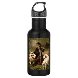 Antike Kunst Edelstahlflasche