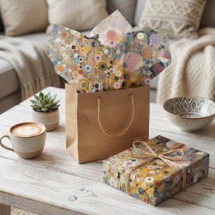 Antike Kunst im Jugendstil, feine Kunst, Blumengem Seidenpapier