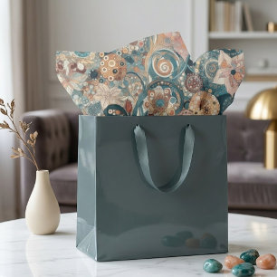 Antike Kunst im Jugendstil, feine Kunst Blumenmale Seidenpapier