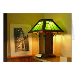 Antike Lampen-Karte
