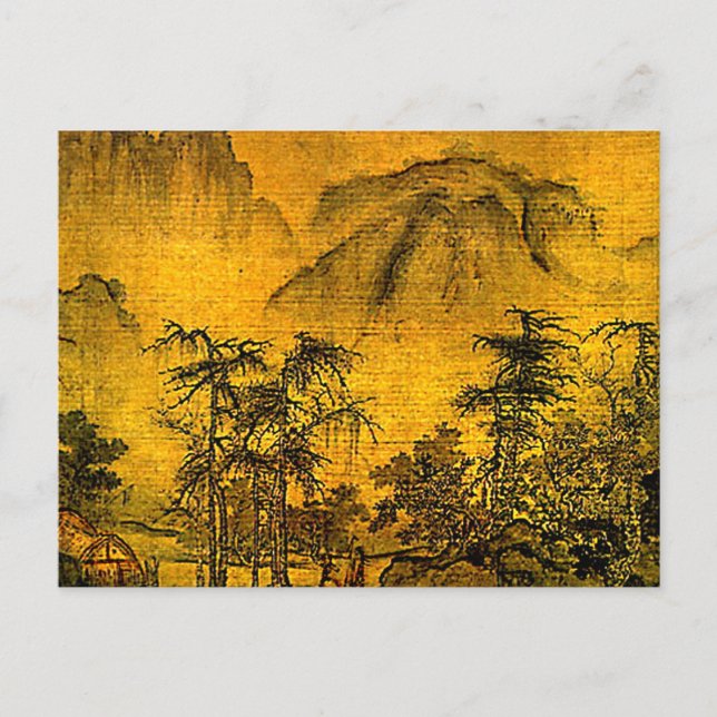 Antike Landschaft Postkarte (Vorderseite)