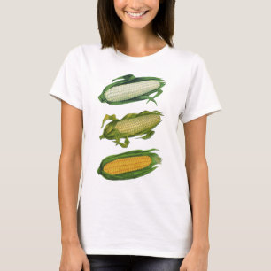 Antike Lebensmittel Gesunde Gemüse, frischer Maisk T-Shirt