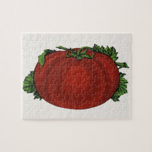 Antike Lebensmittel, reife Tomate, Gemüse und Früc