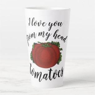 Antike Lebensmittel, reife Tomate, Gemüse und Obst Milchtasse