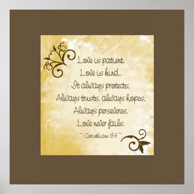 Antike Liebe ist geduldig Poster (Vorne)