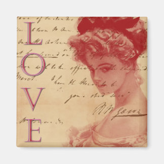 Antike Liebe Letter Magnet