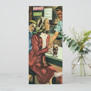 Antike Liebe und Romantik, Dame im Sodashop