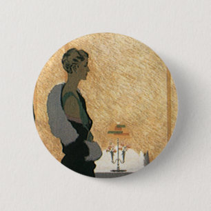 Antike Liebe und Romantik, Elegantes Dinner für Pa Button