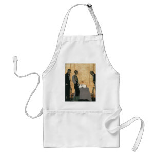 Antike Liebe und Romantik, elegantes Dinner für Pa Schürze