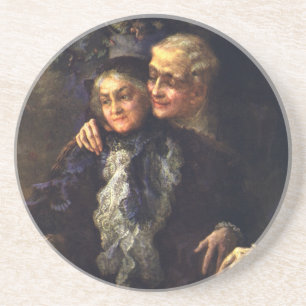 Antike Liebe und Romantik, romantische viktorianis Untersetzer