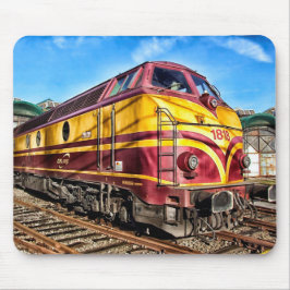 Antike Lokomotive Dampfzug Motor Zug Mousepad