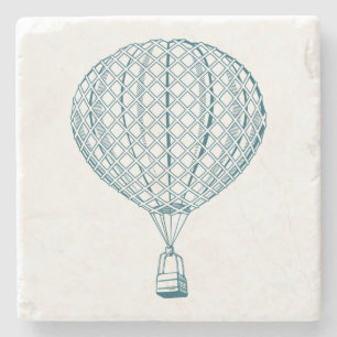 Antike Luftballon Steinuntersetzer