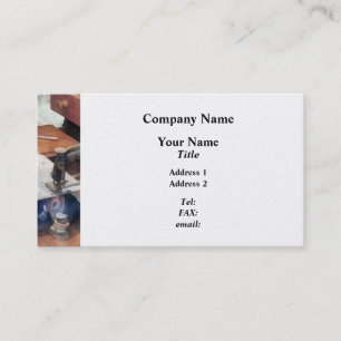 Antike Maschine um 1850 Visitenkarte