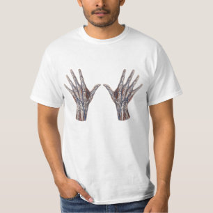 Antike Medizin, menschliche Anatomie Hand Finger T-Shirt