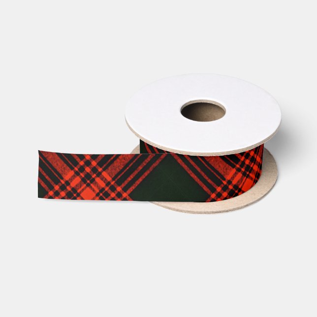 Antike Menzies Hunting Tartan Plädoyer Satinband (Spule)
