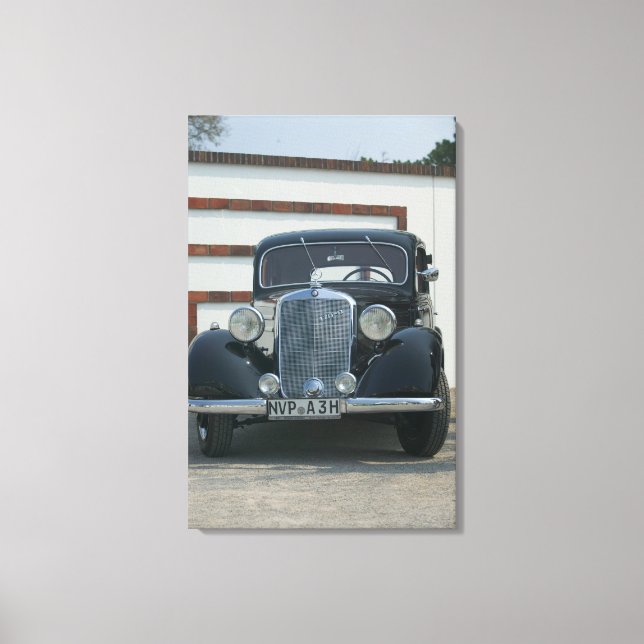 antike Mercedes Leinwanddruck (Vorderseite)
