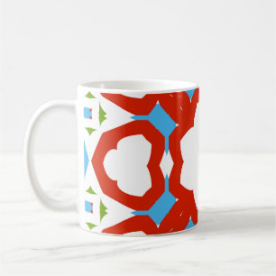 Antike mexikanische talavera Keramik. Grafikdesign Kaffeetasse