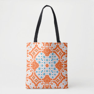 Antike mexikanische Talavera-Keramik. Nahtlos vint Tasche