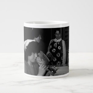 Antike Mie Mikimoto Inselzuchtperlen Geschäft P Jumbo-Tasse