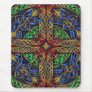Antike mittelalterliche keltische Knoten Mousepad