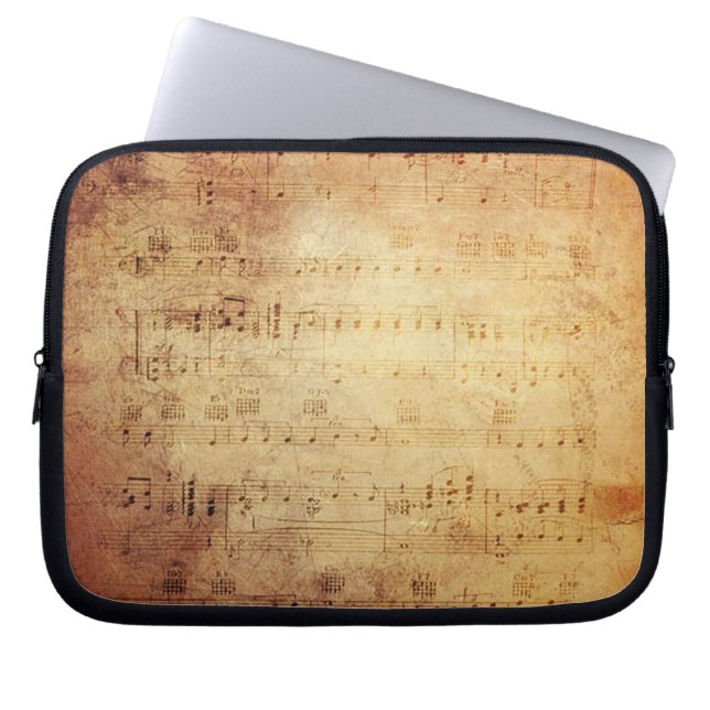 Antike Musik Laptopschutzhülle (Vorderseite)