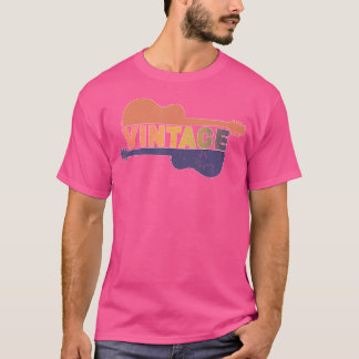 Antike Musikinstrument Gitarre T-Shirt