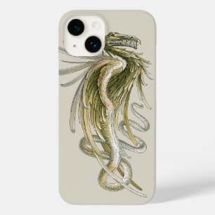 Antike Mythologie, geflügelter Drache mit Schlange Case-Mate iPhone Hülle