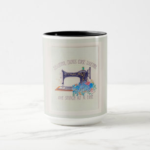 Antike Nähmaschine Tasse