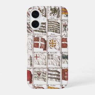 Antike nautische Flaggen der Welt Poster iPhone 16 Hülle