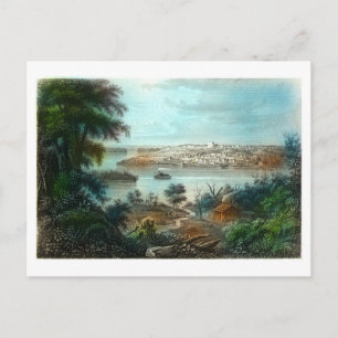 Antike Nauvoo (Mississippi) Lithografie Postkarte