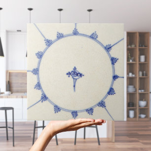 Antike niederländische Blau-Weiß-Delfter Fliesen
