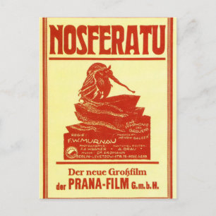 Antike Nosferatu-Postkarte Postkarte