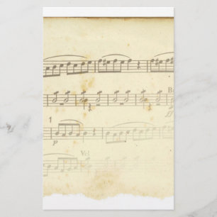 Antike Noten Briefpapier