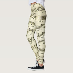 Antike Notenblätter, antike Partitur 1810 Leggings
