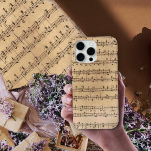Antike Notenblätter Case-Mate iPhone Hülle