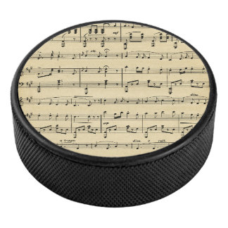 Antike Notenblätter Eishockey Puck