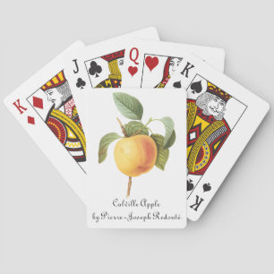 Antike Obstnahrung, Calville Apfel von Redoute Spielkarten