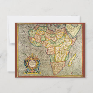 Antike Old World Gerardus Mercator Karte von Afrik
