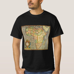 Antike Old World Gerardus Mercator Karte von Afrik T-Shirt