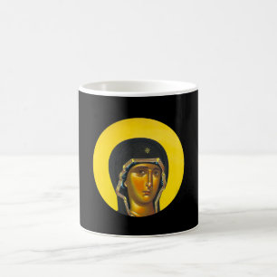 Antike Orthodoxe Ikone Kaffeetasse