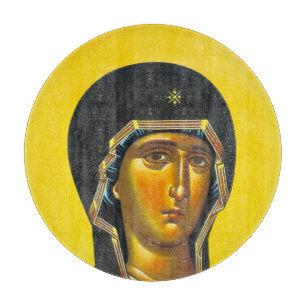 Antike Orthodoxe Ikone Schneidebrett