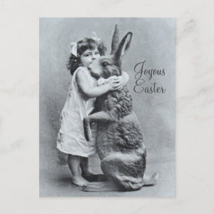 Antike Ostern-Postkarten-riesige Feiertagspostkarte
