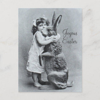 Antike Ostern-Postkarten-riesige Feiertagspostkarte