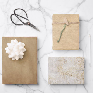 Antike Pergamentpapiere Natürlich Künstlerisch Bei Geschenkpapier Set