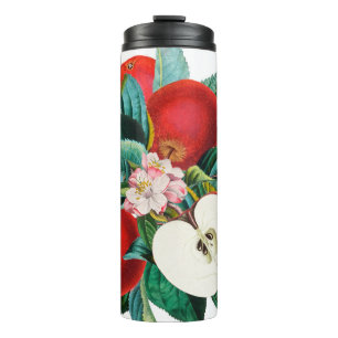 Antike pflanzliche Apfelfruchtanordnung, Apfel Thermosbecher