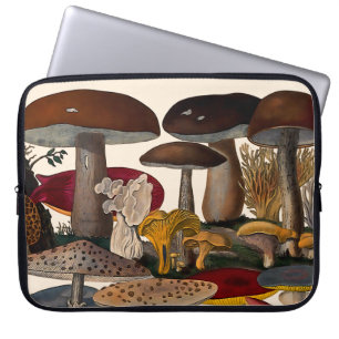 Antike Pilzillustration Laptopschutzhülle